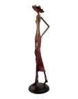 Bronze Issouf 80 cm rouge n°3 Bronzes d'Afrique