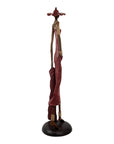 Bronze Issouf 80 cm rouge n°3 Bronzes d'Afrique