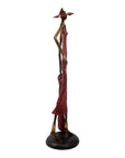 Bronze Issouf 80 cm rouge n°3 Bronzes d'Afrique