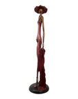 Bronze Issouf 80 cm rouge n°3 Bronzes d'Afrique