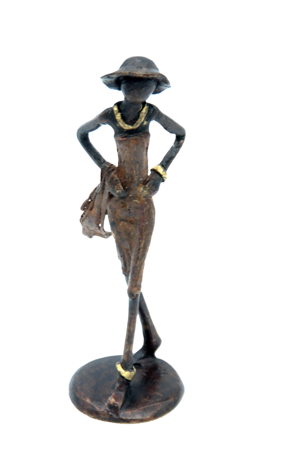 Bronze 15 cm marron n°35 Bronzes d'Afrique