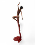 Bronze Issouf danseuse 70 cm rouge n°2 Bronzes d'Afrique
