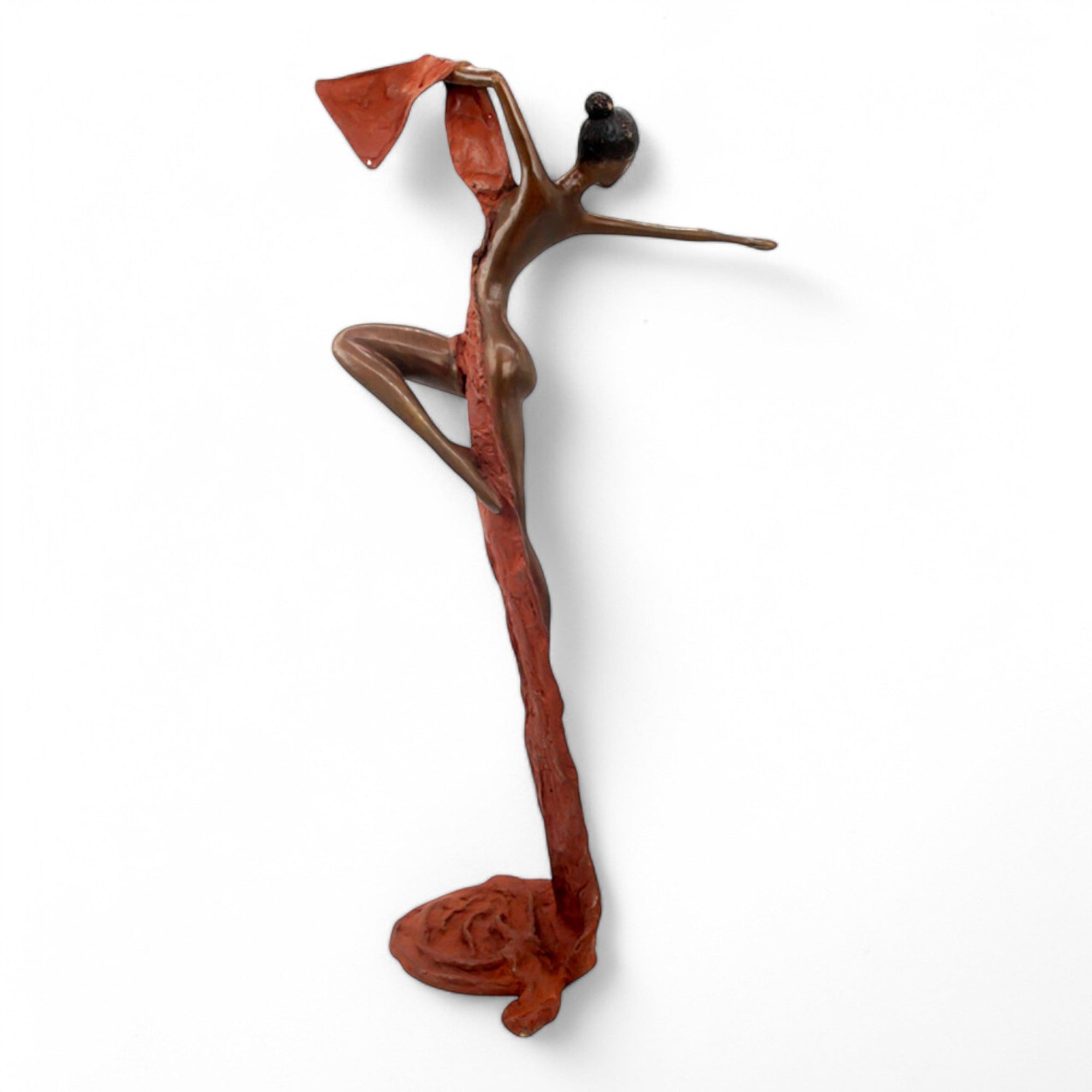 Bronze Issouf danseuse 70 cm marron n°2 Bronzes d'Afrique