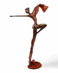 Bronze Issouf danseuse 70 cm marron n°2 Bronzes d'Afrique