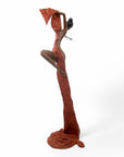 Bronze Issouf danseuse 70 cm marron n°2 Bronzes d'Afrique