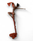 Bronze Issouf danseuse 70 cm marron n°2 Bronzes d'Afrique