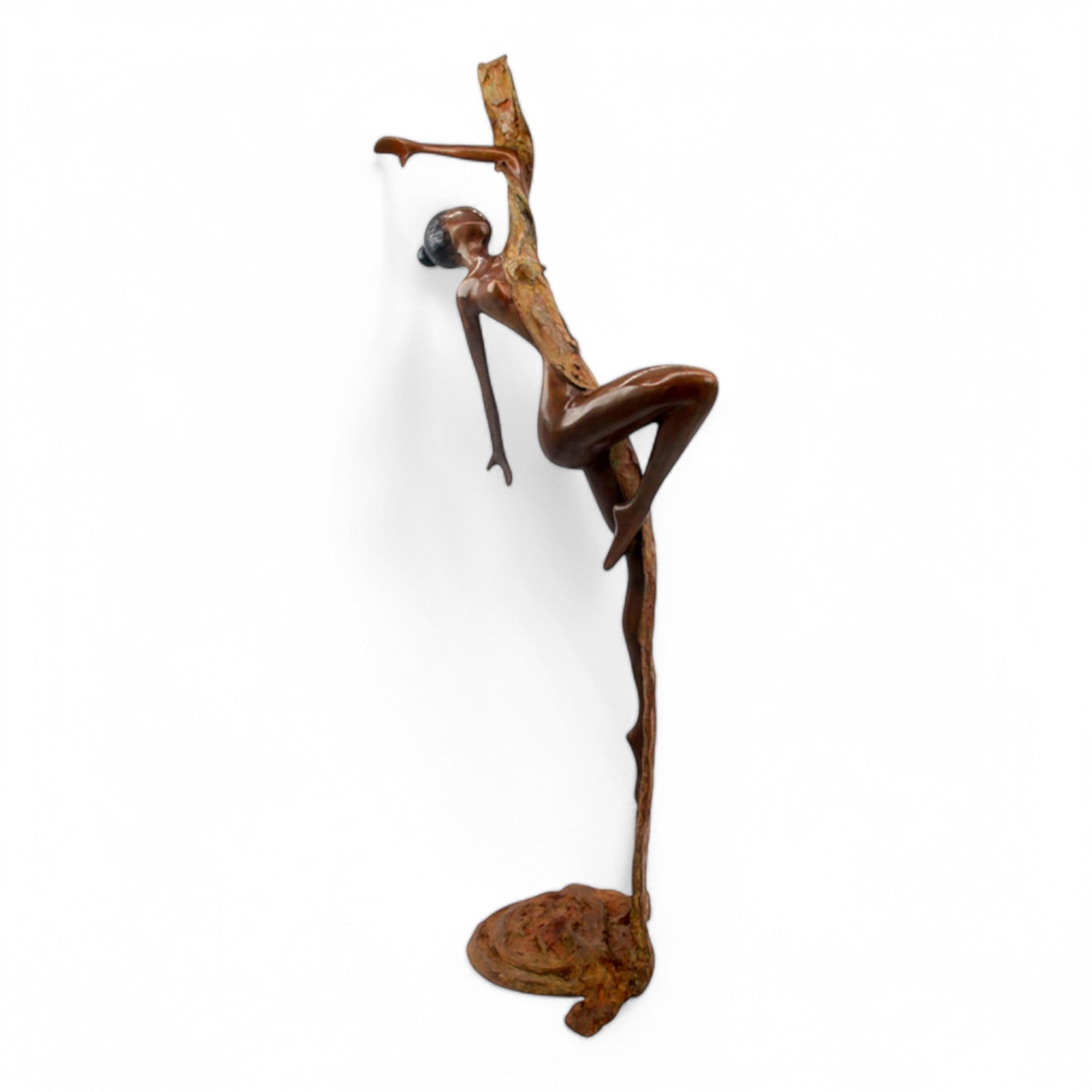 Bronze Issouf danseuse 70 cm vert n°1 Bronzes d'Afrique