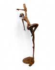 Bronze Issouf danseuse 70 cm vert n°1 Bronzes d'Afrique