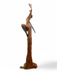 Bronze Issouf danseuse 70 cm vert n°1 Bronzes d'Afrique