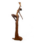 Bronze Issouf danseuse 70 cm vert n°1 Bronzes d'Afrique
