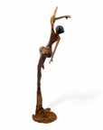 Bronze Issouf danseuse 70 cm vert n°1 Bronzes d'Afrique