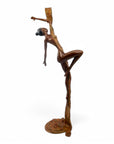 Bronze Issouf danseuse 70 cm vert n°1 Bronzes d'Afrique