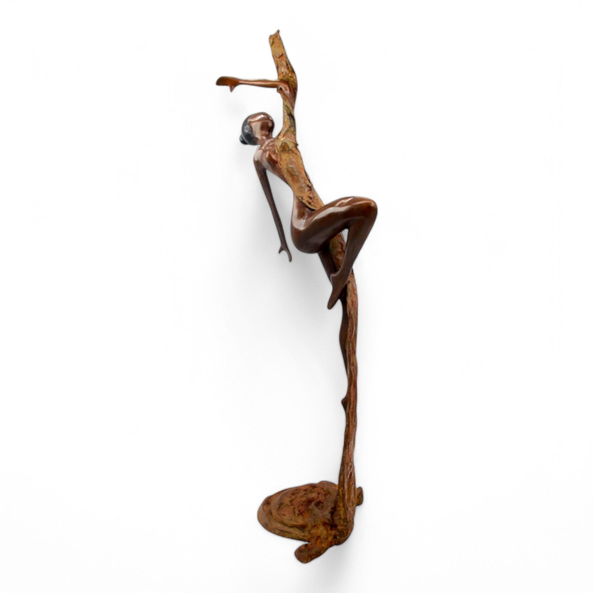 Bronze Issouf danseuse 70 cm vert n°1 Bronzes d'Afrique
