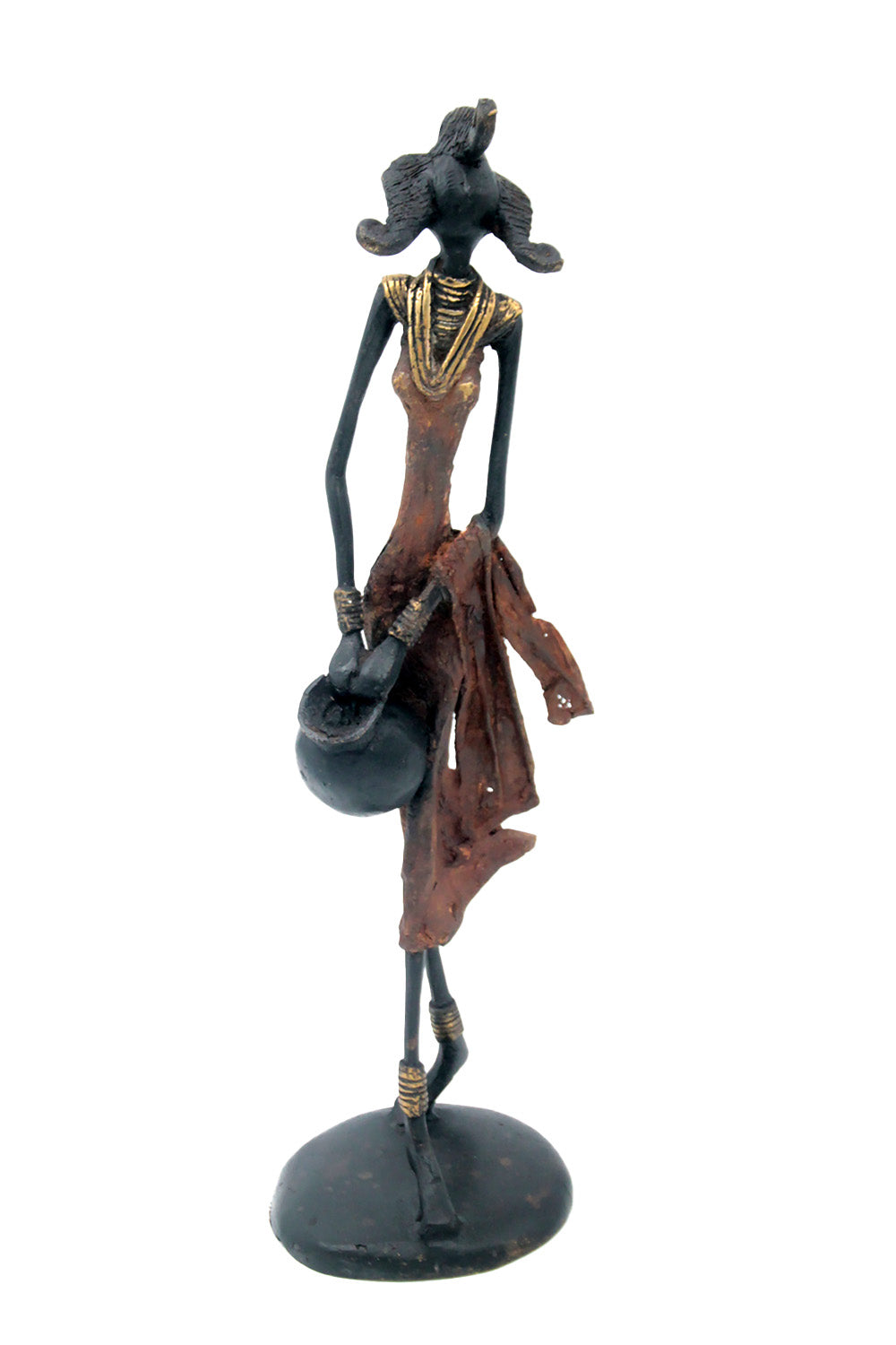 Bronze 35 cm marron n°22 Bronzes d'Afrique