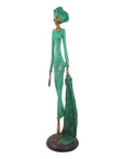 Bronze Issouf 80 cm vert n°2 Bronzes d'Afrique