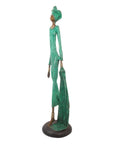 Bronze Issouf 80 cm vert n°2 Bronzes d'Afrique