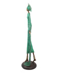 Bronze Issouf 80 cm vert n°2 Bronzes d'Afrique