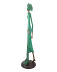 Bronze Issouf 80 cm vert n°2 Bronzes d'Afrique