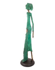 Bronze Issouf 80 cm vert n°2 Bronzes d'Afrique