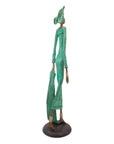 Bronze Issouf 80 cm vert n°2 Bronzes d'Afrique