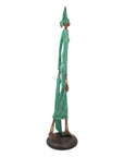 Bronze Issouf 80 cm vert n°2 Bronzes d'Afrique