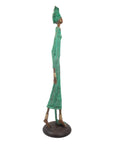 Bronze Issouf 80 cm vert n°2 Bronzes d'Afrique
