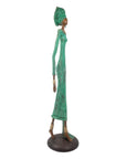 Bronze Issouf 80 cm vert n°2 Bronzes d'Afrique