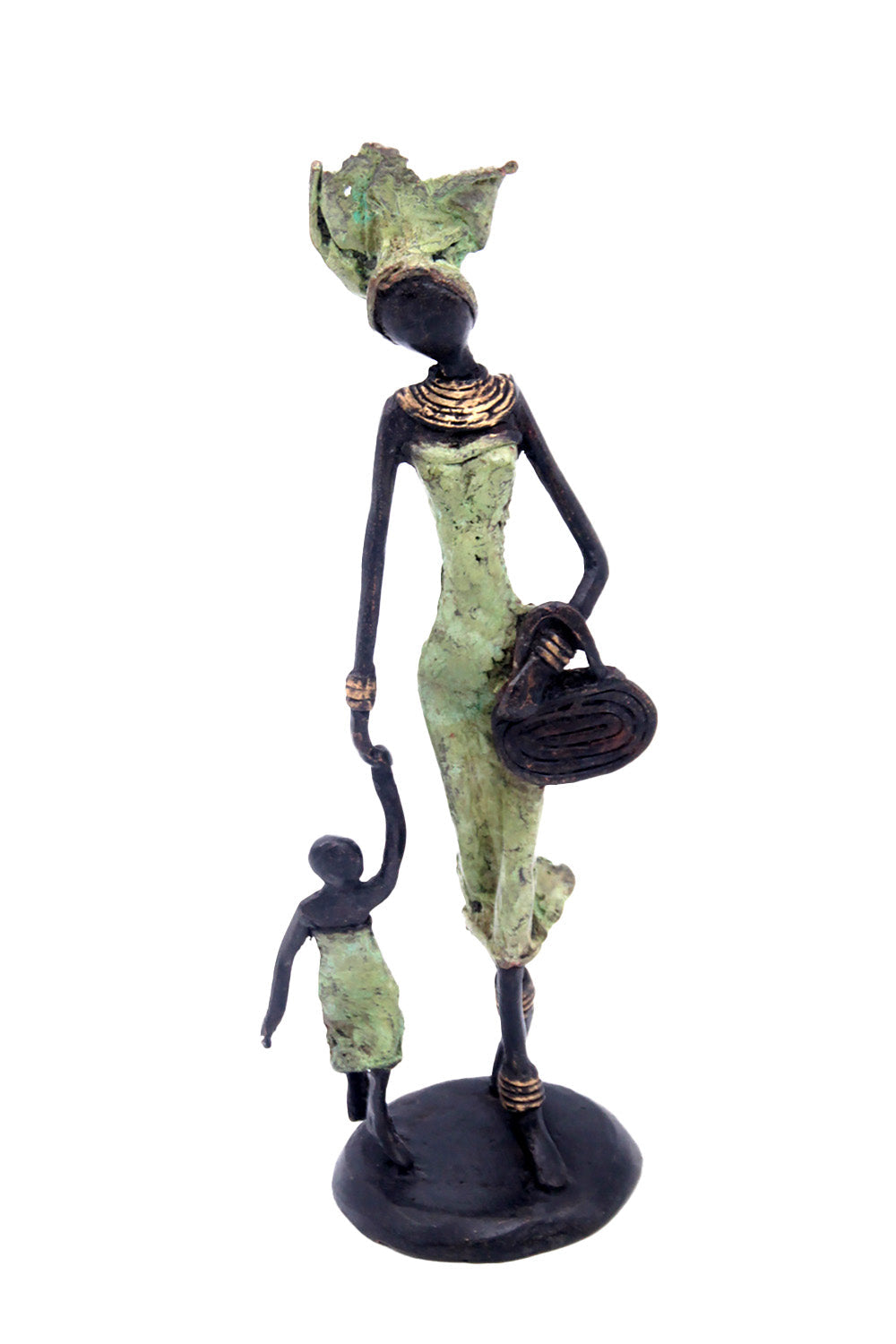 Bronze 25 cm vert n°24 Bronzes d'Afrique