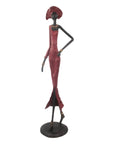 Bronze Issouf 80 cm rouge n°2 Bronzes d'Afrique