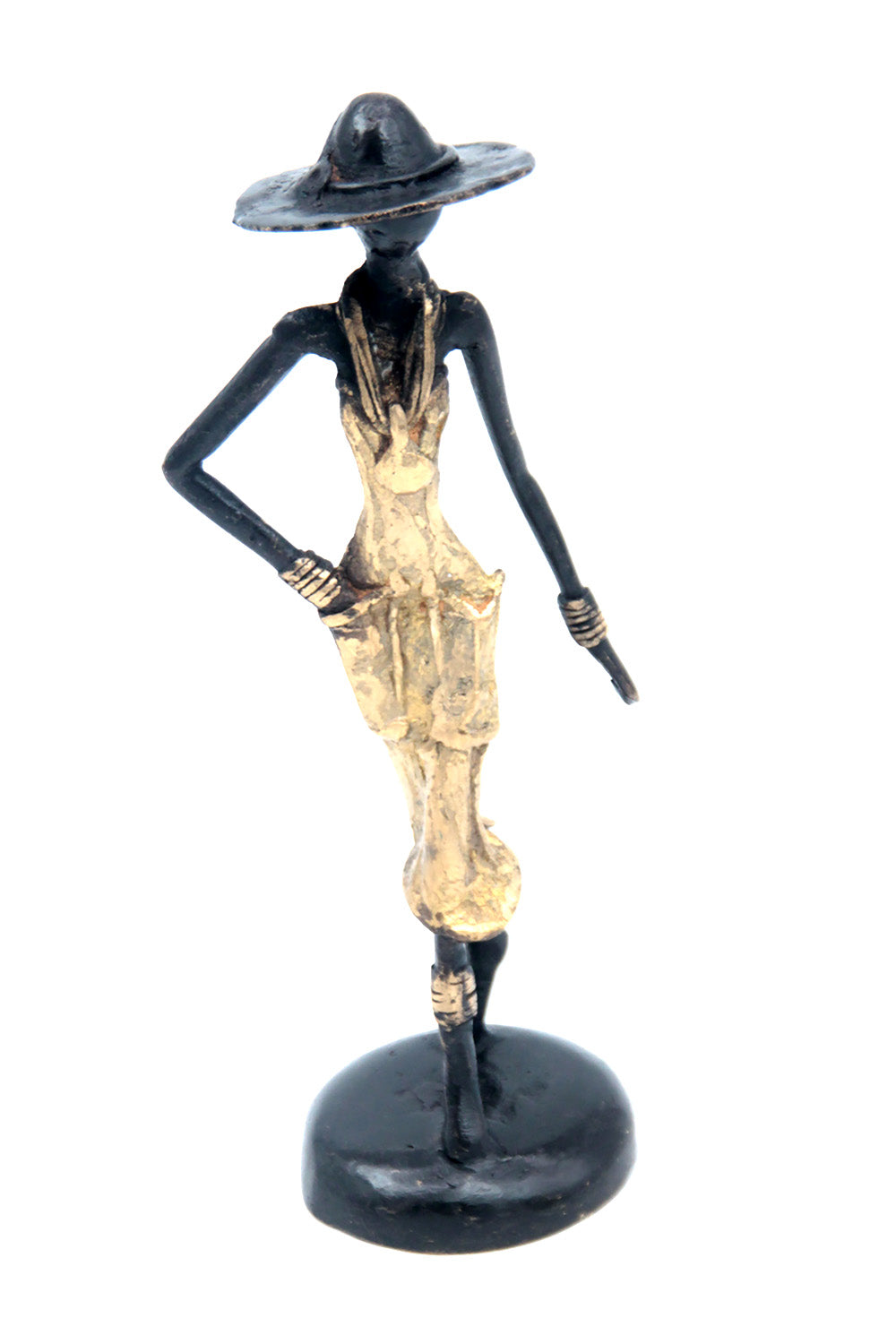 Bronze 20 cm doré n°7 Bronzes d'Afrique