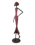 Bronze Issouf 80 cm rouge n°2 Bronzes d'Afrique