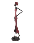 Bronze Issouf 80 cm rouge n°2 Bronzes d'Afrique