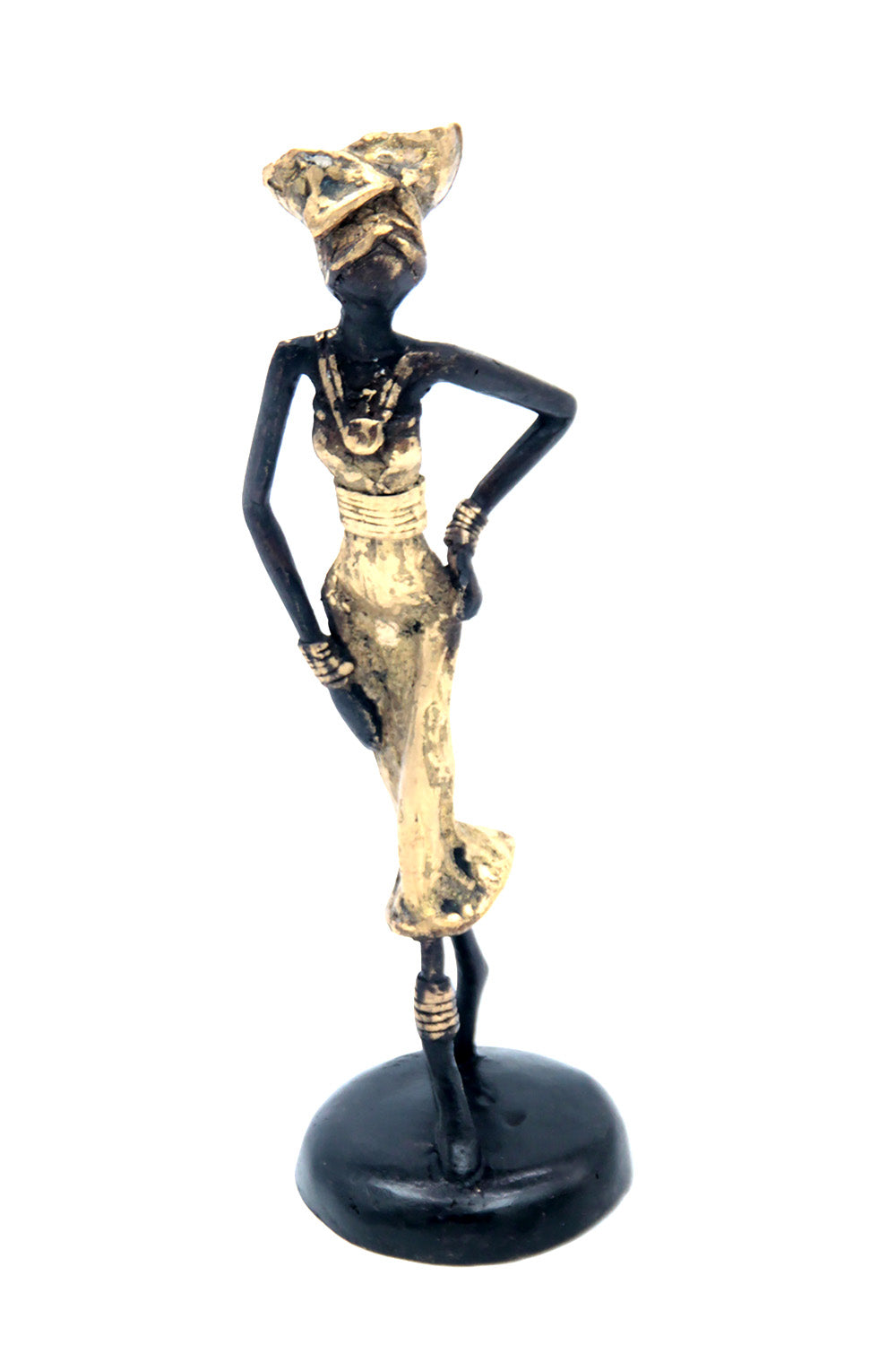 Bronze 20 cm doré n°10 Bronzes d'Afrique