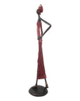 Bronze Issouf 80 cm rouge n°2 Bronzes d'Afrique