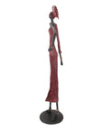 Bronze Issouf 80 cm rouge n°2 Bronzes d'Afrique