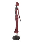 Bronze Issouf 80 cm rouge n°2 Bronzes d'Afrique