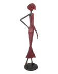 Bronze Issouf 80 cm rouge n°2 Bronzes d'Afrique