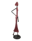 Bronze Issouf 80 cm rouge n°2 Bronzes d'Afrique