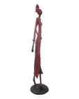 Bronze Issouf 80 cm rouge n°2 Bronzes d'Afrique