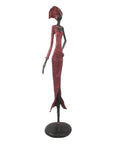 Bronze Issouf 80 cm rouge n°2 Bronzes d'Afrique