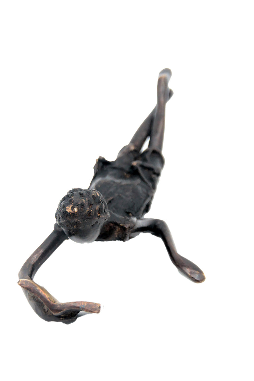 Bronze allongé 20 cm noir n°10 Bronzes d'Afrique