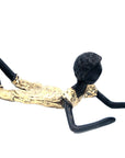 Bronze allongé 20 cm doré n°10 Bronzes d'Afrique
