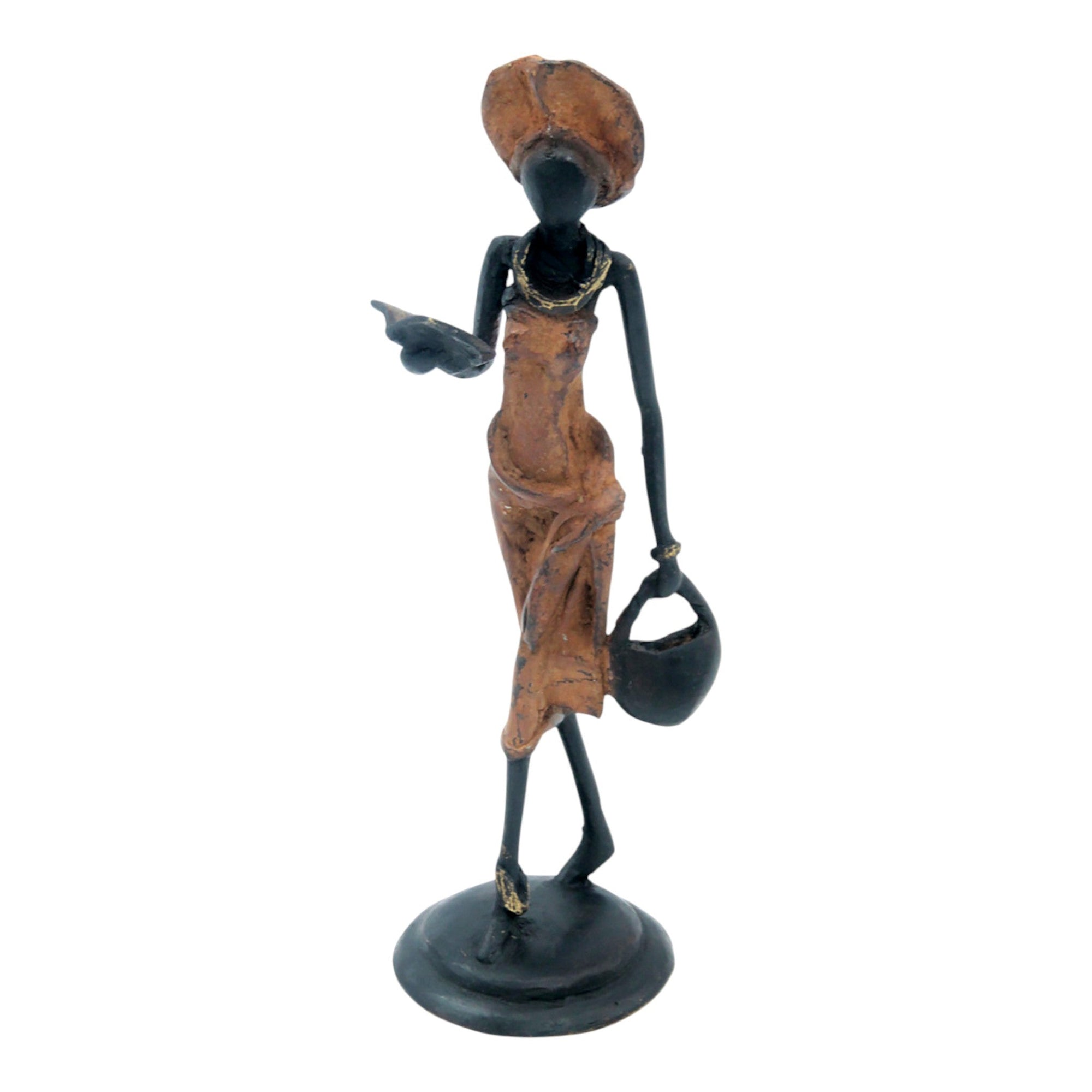 Bronze 20 cm marron n°12 Bronzes d'Afrique