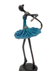 Ballerine 25 cm bleu n°2 Bronzes d'Afrique