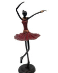Ballerine 25 cm rouge n°1 Bronzes d'Afrique