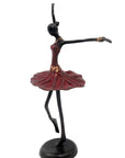 Ballerine 25 cm rouge n°1 Bronzes d'Afrique