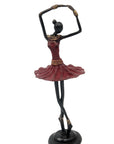 Ballerine 25 cm rouge n°3 Bronzes d'Afrique