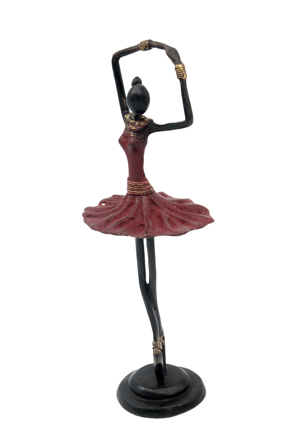 Ballerine 25 cm rouge n°3 Bronzes d'Afrique