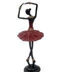 Ballerine 25 cm rouge n°3 Bronzes d'Afrique