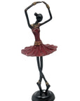 Ballerine 25 cm rouge n°3 Bronzes d'Afrique